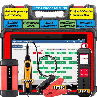 LAUNCH X431 PAD V PAD 5 OBD2 Diagnosegeräte & X-PROG 3 & BST360 & i-TPMS &VSP600