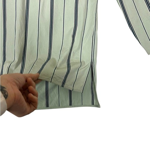 LAFAYETTE 148 NEW YORK Tilly Sonoran Striped Blouse Tunic Business Women's Small - Picture 6 of 8