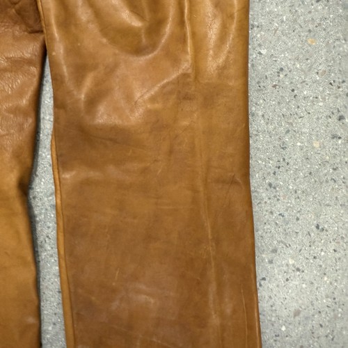 Vtg 60s East West Musical Instruments Leather Pants 32x32 - Picture 16 of 20