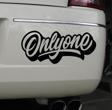 onlyone  Car van campervan camper window Bumper dub Decal Sticker vinyl