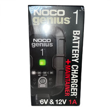 Noco Genius1 Smart Battery Charger 6v12v 1a Trickle Charger Maintainer New