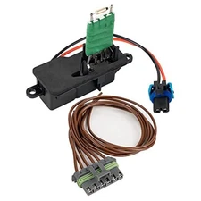  973-407 Front HVAC Fan Blower Motor Resistor with Harness - Compatible with 