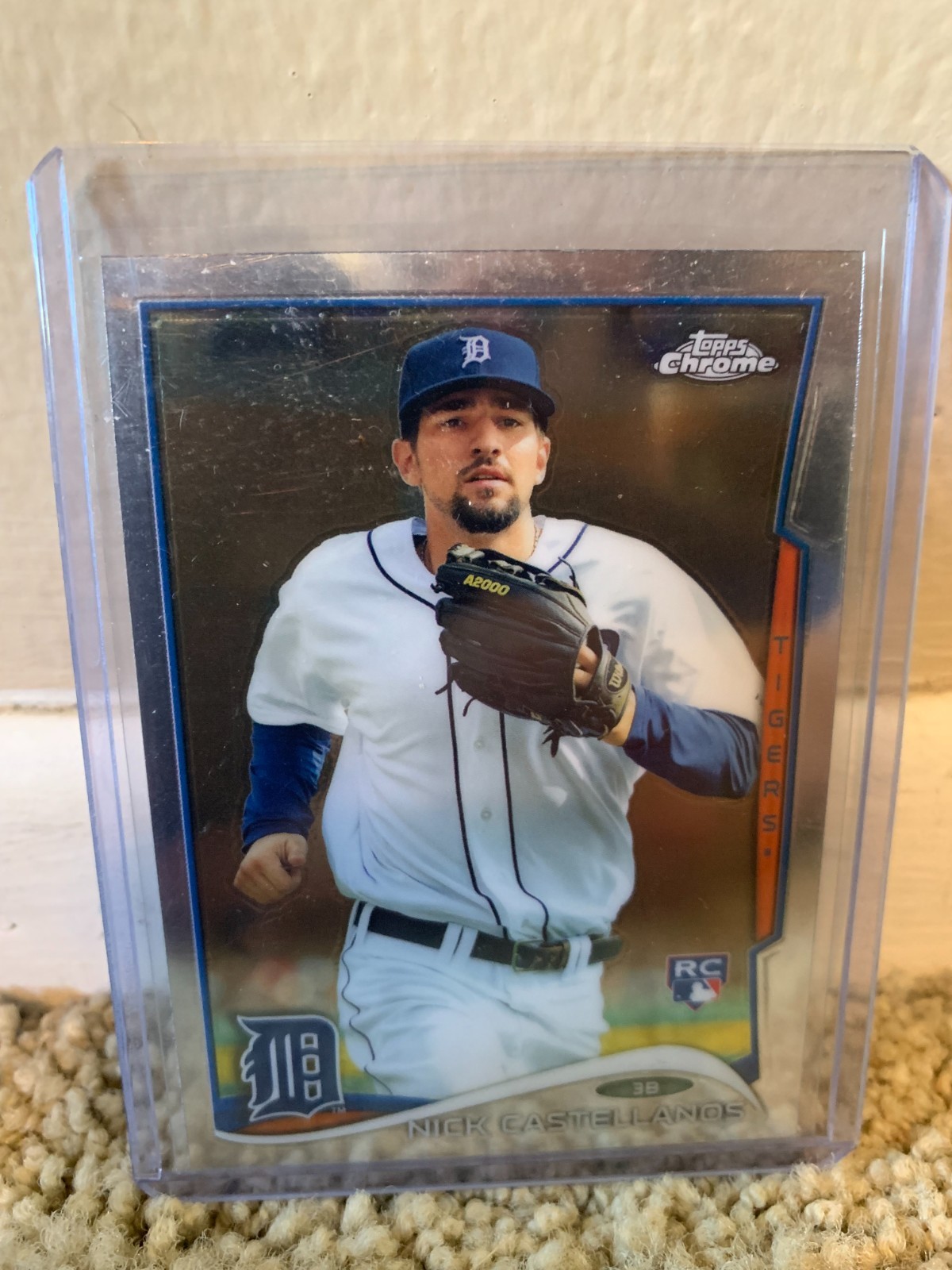 2014 Topps Chrome Nick Castellanos Rookie Detroit Tigers #4