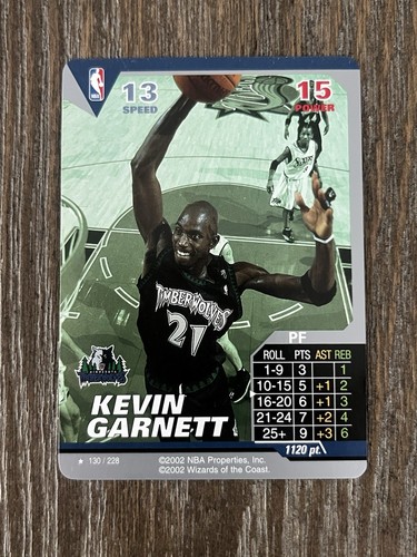 2002 NBA Showdown Kevin Garnett #130 Rare - Picture 1 of 2