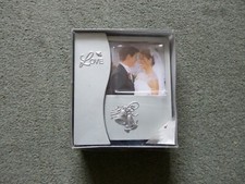 'Love'   All in one Photo Album, Frame and Stand. Holds 73  6 x 4 photographs