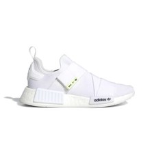 Size 9- Adidas Women's NMD_r1 Sneaker, Cloud White / Core Black.