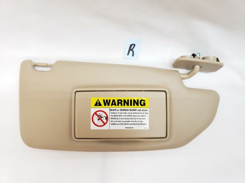 🏅 2001-2004 Volvo S60 V70 XC70 Sun Visor Sunshade - Passenger Right  TAN  Beige - Picture 1 of 9