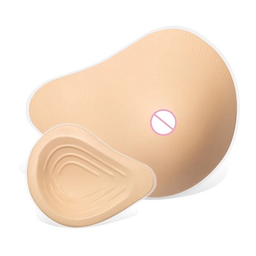 Silicone Breast Form Mastectomy Chest Light Weight Breathable Armpit Resection - Picture 26 of 26