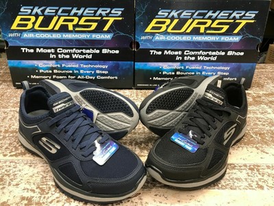 skechers men's burst athletic shoes