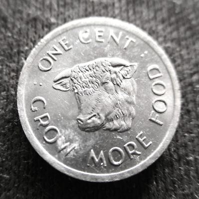 ONE CENT 1972 COIN OF SEYCHELLES AFRICA QUEEN ELIZABETH II ~ FAO