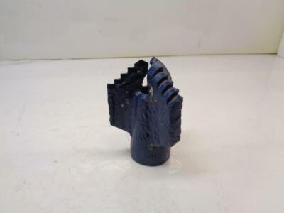 NEW UNBRANDED STEP DRAG BIT FOR COAL MINING BLUE 6'' DIAMETER FEMALE THREAD H2