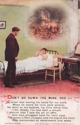 BAMFORTH LIEDKARTE GEH NICHT UNTER DIE MINE DAD NR 4999/1 SEHR GUT