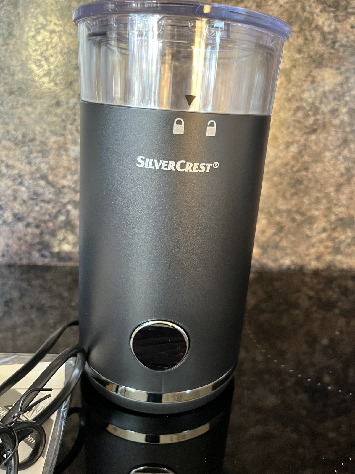 New Electric Coffee Grinder Silvercrest 150w Large Capacity 89 Cups