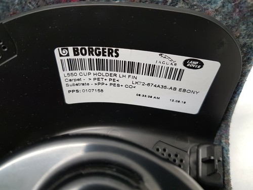 2020 LAND ROVER DISCOVERY L550 SPORT DRIVERS SIDE REAR CUP HOLDER LK72-674A35-AB - Picture 10 of 10