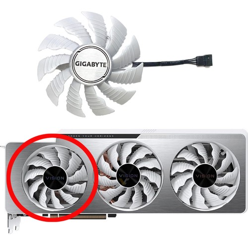 Karta graficzna Wentylator chłodzący do GIGABYTE RTX3070ti 3080 3080ti 3090 VISION - Zdjęcie 15 z 18