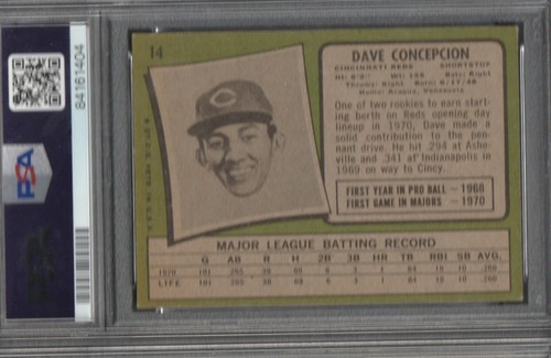 1971 Topps Baseball Stars PSA 2-6 Centered New Slab U Choose Set Break MR24 - Picture 7 of 25