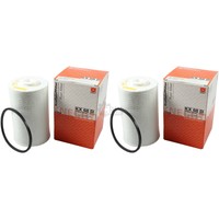 2X Mahle / Knecht Kraftstofffilter KX 68D Fuel Filter