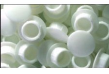 25 Pack 5mm 3/16 Inch White Plastic Hole Plugs Car, Boat Appliances 2-5mm-100-P