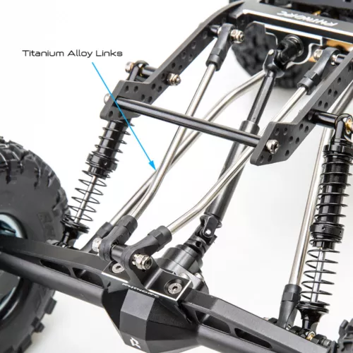 Rhino RC W1 RTR Chassis 317mm 1/10 Shafty Crawler Rig MOZA 1.9 Tires Brass Wheel - Picture 8 of 21