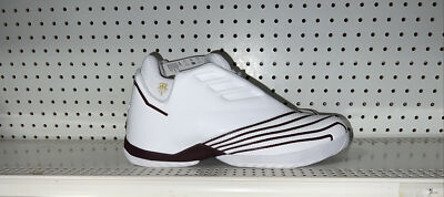 Adidas TMAC 2 Restomod Mens Athletic Basketball Shoes Size 12 White Maroon