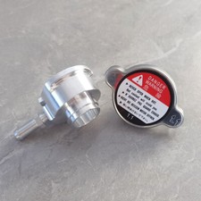 Performance 1-14 32mm Billet Aluminum Weld On Radiator Coolant Filler Neck