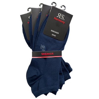RS Harmony 4er-Pack Sneaker-Socken dunkelblau