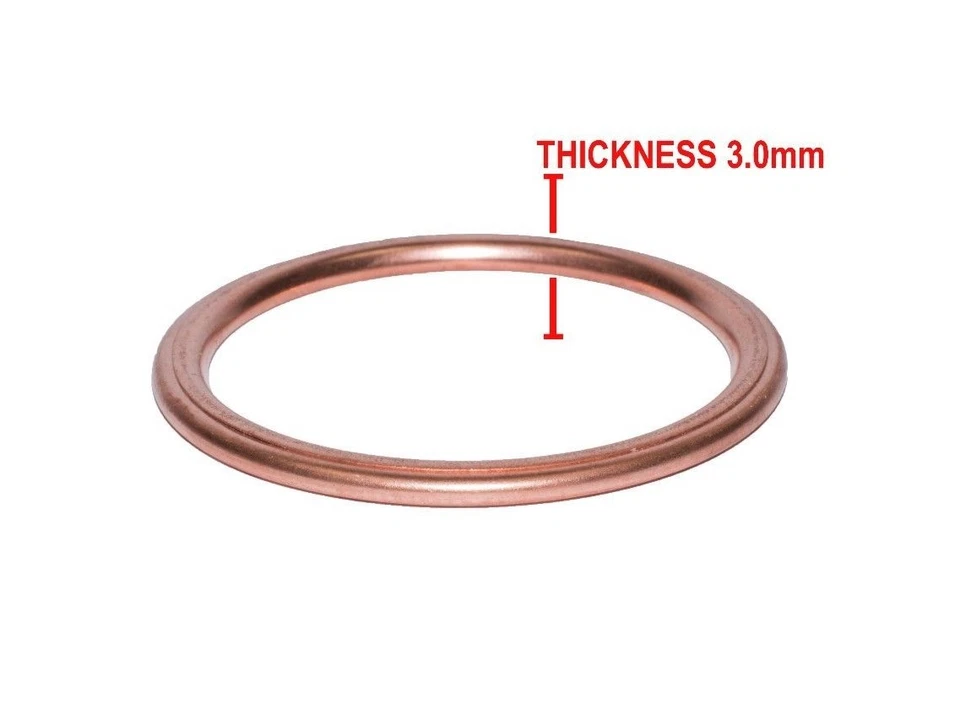 Junta de cabezal silenciador tubo de escape Kawasaki nuevo K&L 0133-014 Foto 4 de 4