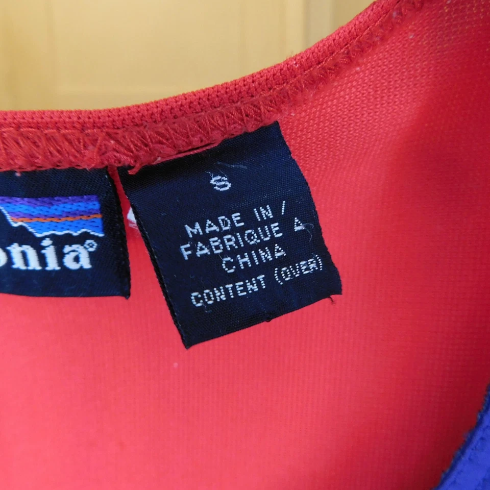 Baberos/Salopettes de Vela Force 11 II De Colección Patagonia Talla S Una Pieza Rojo y Azul Foto 4 de 4