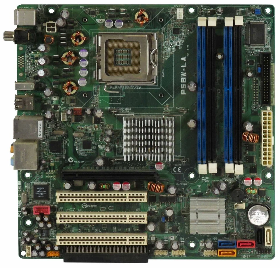Placa Base ASUS P5BW-LA SOCKET 775 4xDDR2 PCI-E PCI mATX Intel P965 - Imagen 2 de 3