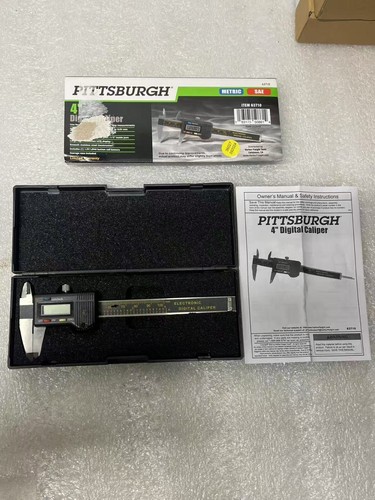 PITTSBURGH 4 in DIGITAL CALIPER 63710, used - Picture 2 of 6
