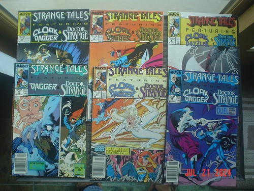 STRANGE TALES FEAT. MANTEL & DOLCH UND DR. STRANGE #4,5,9,11,12,15 - 1987-88
