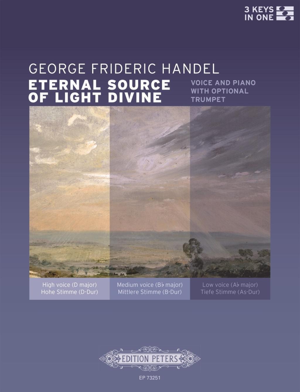 Thumbnail - Eternal Source Of Light Divine (für Gesang Und Klavier / Orgel Mit
