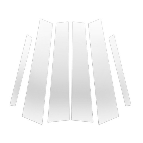 6x Stainless Car Window B C Pillar Post Cover For Mercedes Benz S W223 2021-2024 - Picture 4 of 12