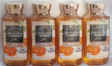 4 Bath Body Works Marshmallow Pumpkin Latte Shower Gel Shea Butter Sandalwood