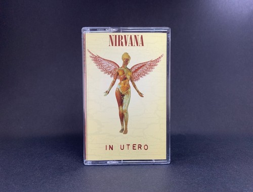 Nirvana IN UTERO Vintage Cassette GEC24536 **EX/NEAR MINT CONDITION** 1993 - Picture 2 of 9