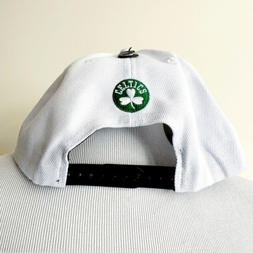 Boston Celtics Snapback Hat Adjustable Mens NBA Basketball Fan Gear Gift White - Picture 5 of 7