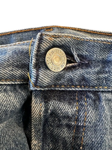 Vintage Levis 501 XX Blue Jeans Mens Tag 38x30 (Measured 34x28) Made In USA - Picture 4 of 13