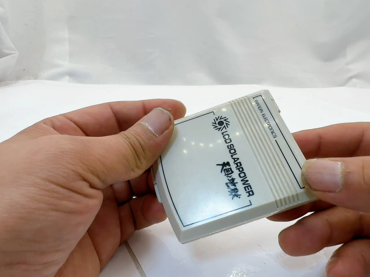 BANDAI Tengoku & Jigoku Heaven and Hell LCD Solar Power 1980s Game