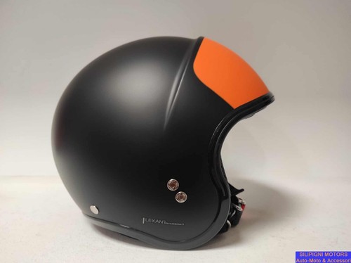 NOLAN N21 06 VERNICIATURA SPECIALE 352 Nero/Arancione Casco Jet Moto Scooter - Foto 4 di 9
