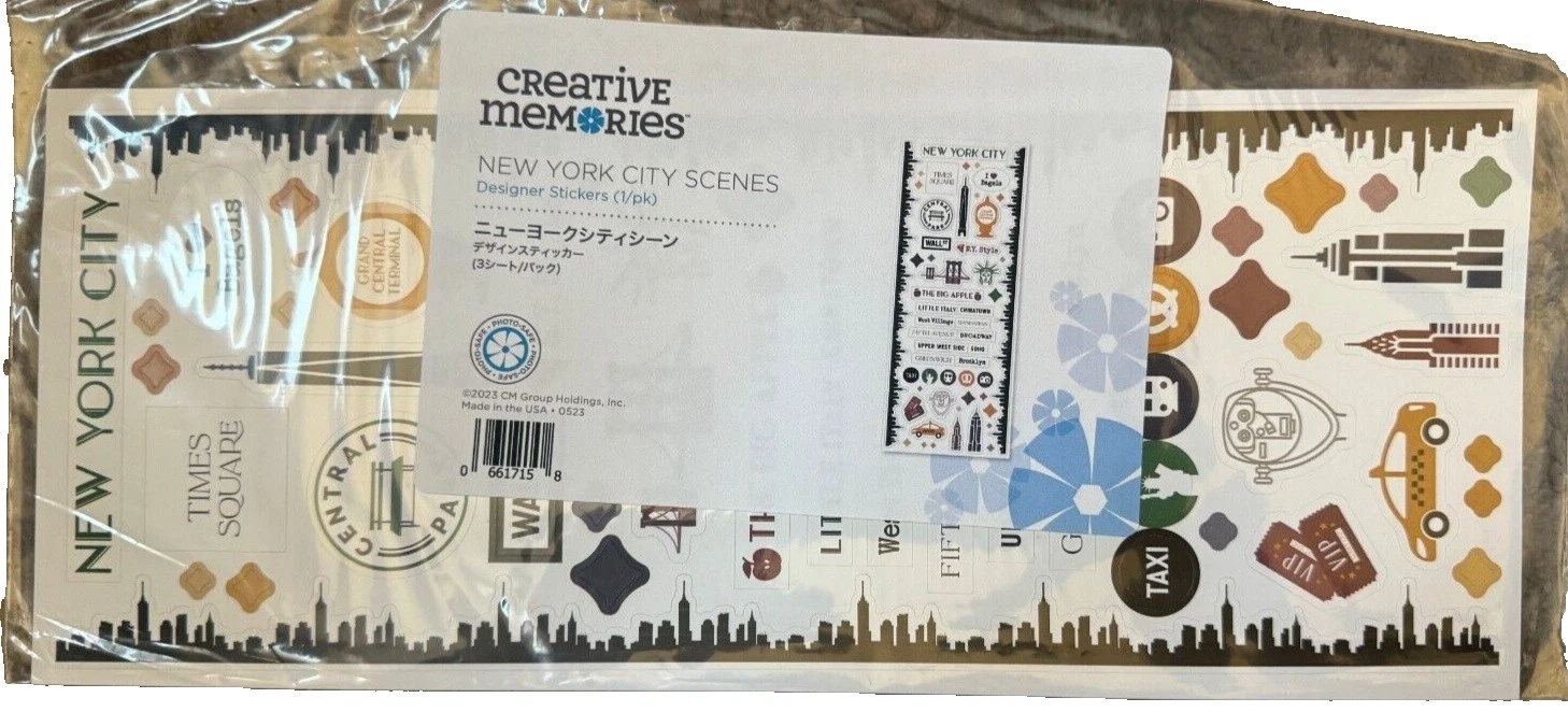 Pegatinas Scrapbooking Creative Memories Negro