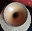 Set of 2 Vintage Natural Earth Tone Clay Art Pottery WARD Chalices Goblets Cups — photo 10