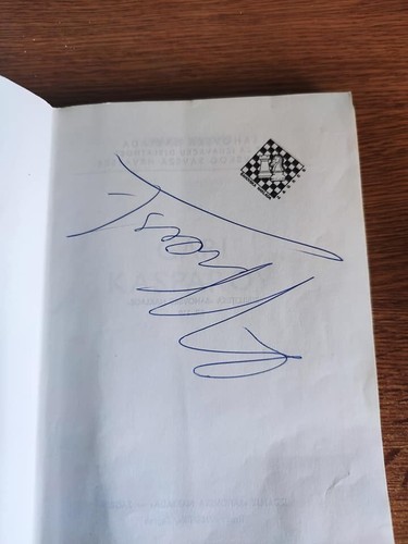 🔴GARRY KASPAROV by D. Marovic 1988🔴Book with Kasparov's signature AUTOGRAPH - Imagen 6 de 24