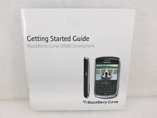 BLACK BERRY CURVE 8900 MANUAL BOOKLET *FREE UK SHIPPING