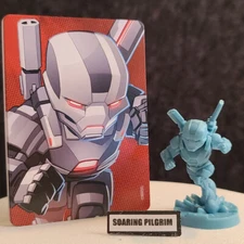WAR MACHINE  - Marvel United Kickstarter Exclusive FIGURE & CARDS CmON