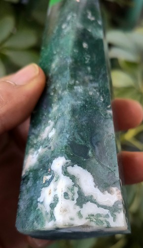 305g Natural Beautiful Aquatic Agate Quartz Crystal Point Healing 1 - Imagen 11 de 12