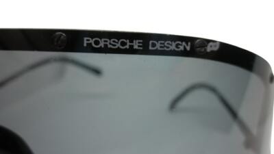 VTG Porsche Design Carrera 5620 90 Shield Black Studded Mask