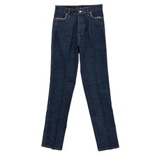 Vintage ROCKIES Jeans Relaxed Long Rise Blue Womens Jrs 9/10 30X37.5 Q225