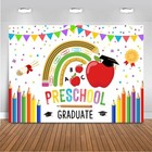 Preschool Graduate Backdrop Pre Kindergarten Congrats Grad Party Supplies Dec.