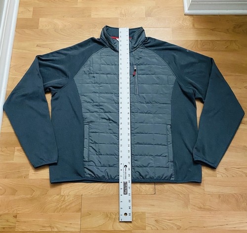 ORVIS Mixed Media Hybrid Jacket Mens 2XL /XXL Gray Stretch Quilted Full Zip NWT - Picture 10 of 15