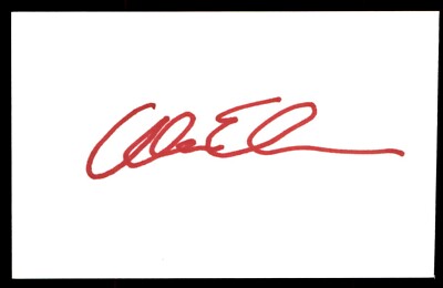 Alan Embree Baseball Signed Index Card Auto Autograph (no COA) *e1